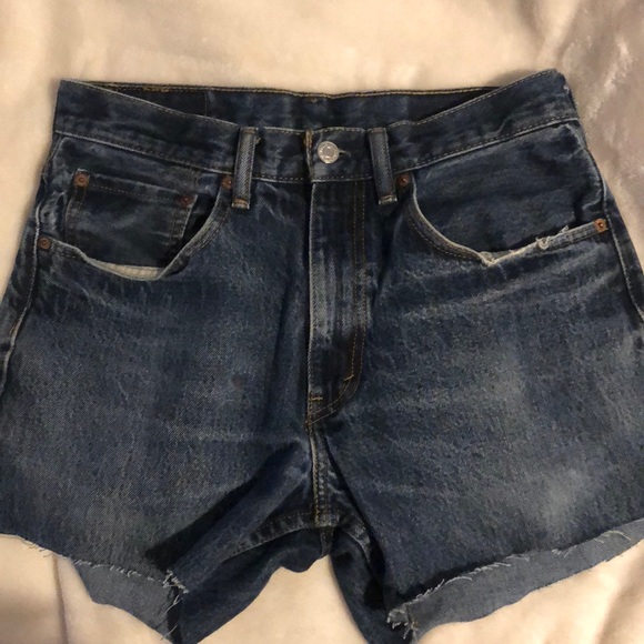 Levi High Waisted Jean Shorts - Picture 2 of 2